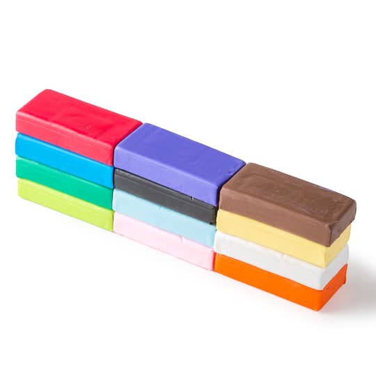6 Packs: 12 ct. (72 total) Classic Colors Oven Bake Clay by Craft Smart&#xAE;